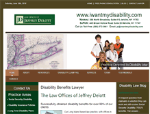 Tablet Screenshot of iwantmydisability.com